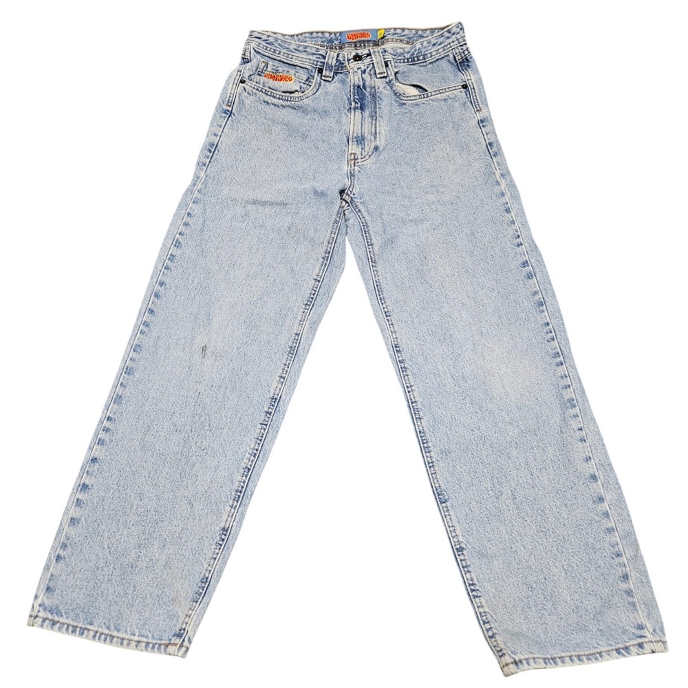 Empyre Jeans Straight Leg 28x28 Light Wash Skater Y2K Vintage Denim